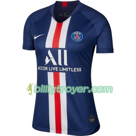 Billige Fotballdrakter Paris Saint-Germain Dame Hjemmedraktsett 2019/20 Kortermet